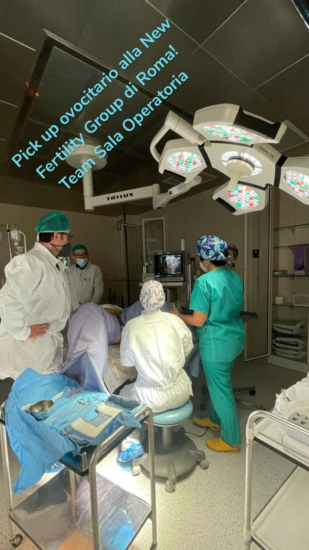 Pick up ovocitario alla New Fertility Group di Roma! 
Team Sala Operatoria 